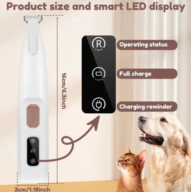 Pets Paw Trimmer and LED nail clipper