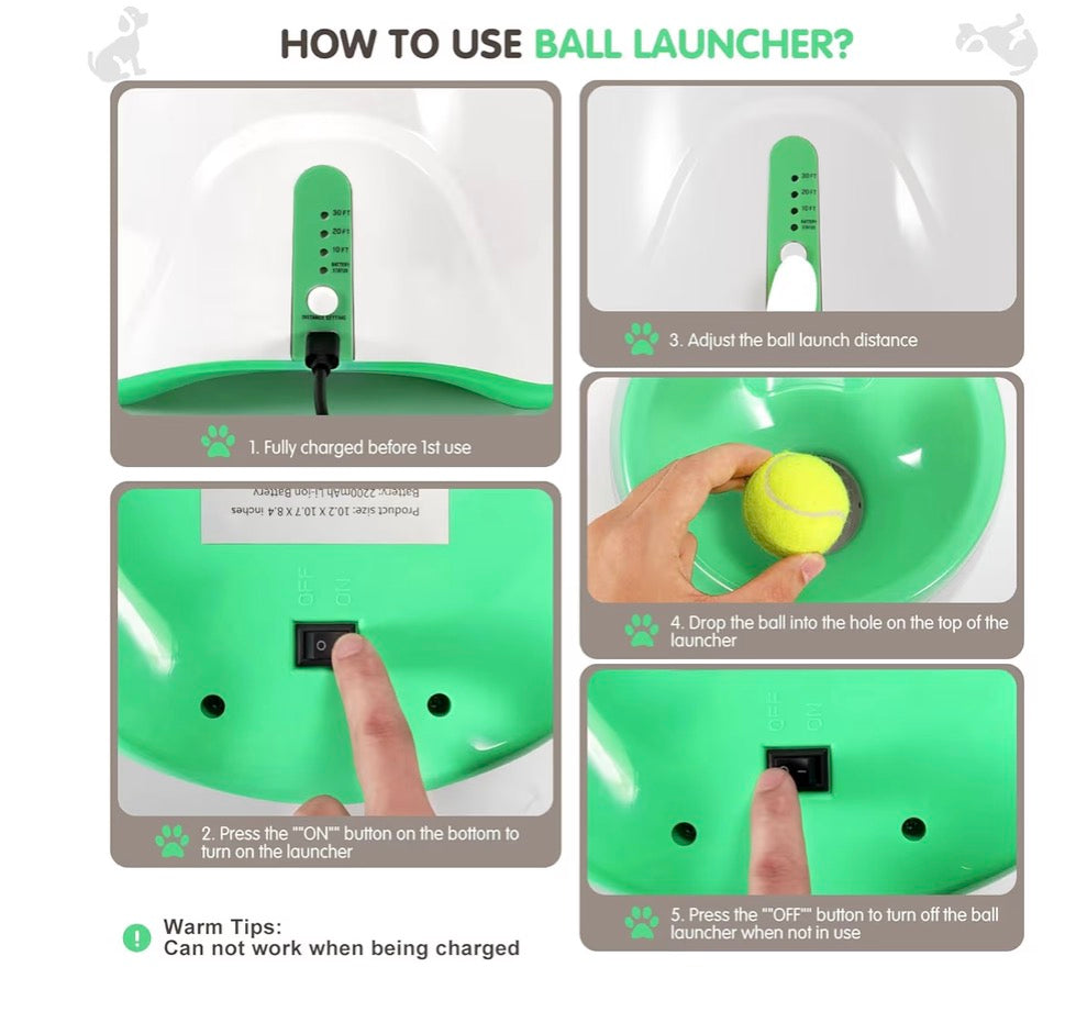 Automatic Tennis Ball Launcher