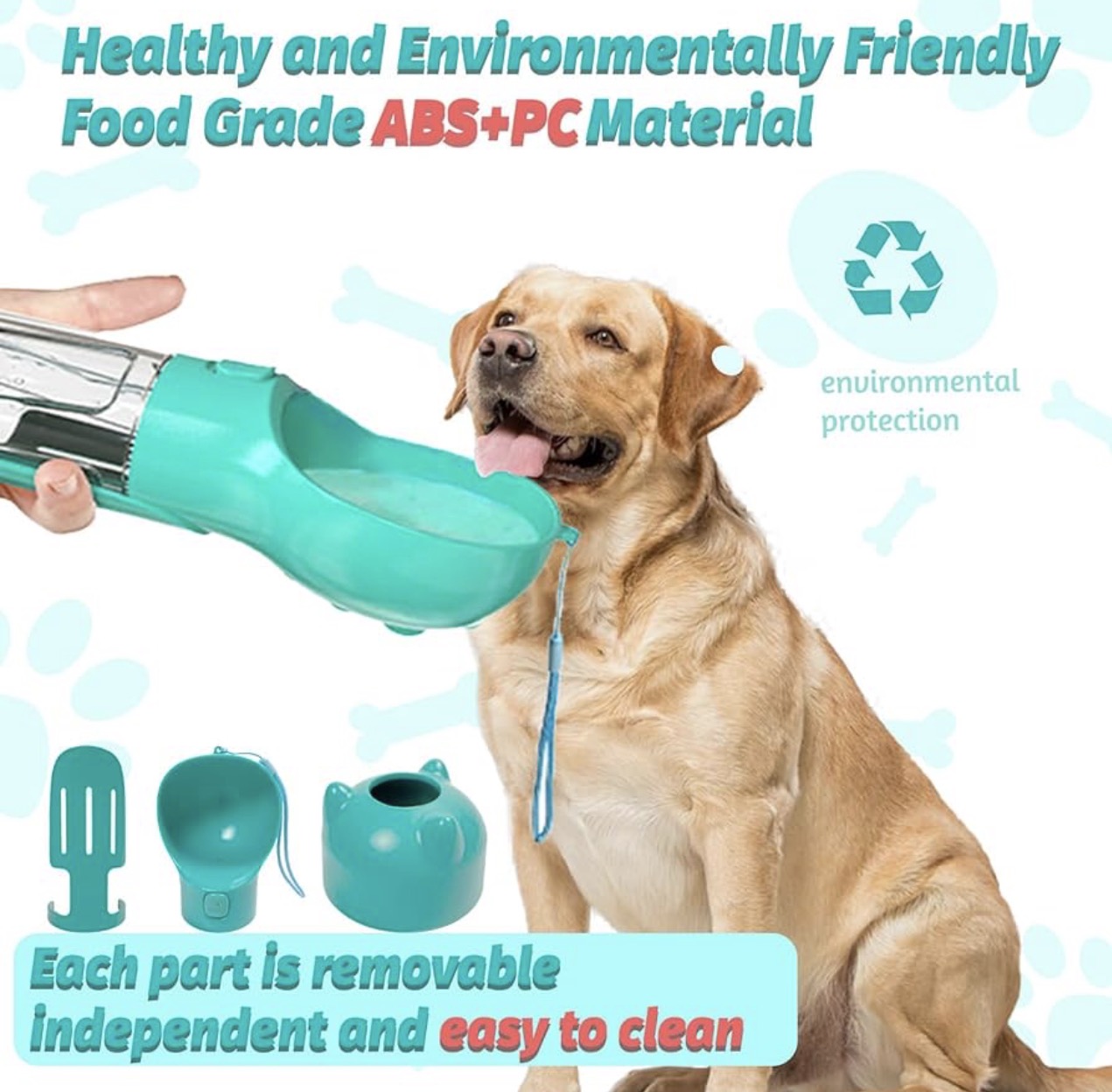 All-in-One Dog water and Snack bottle