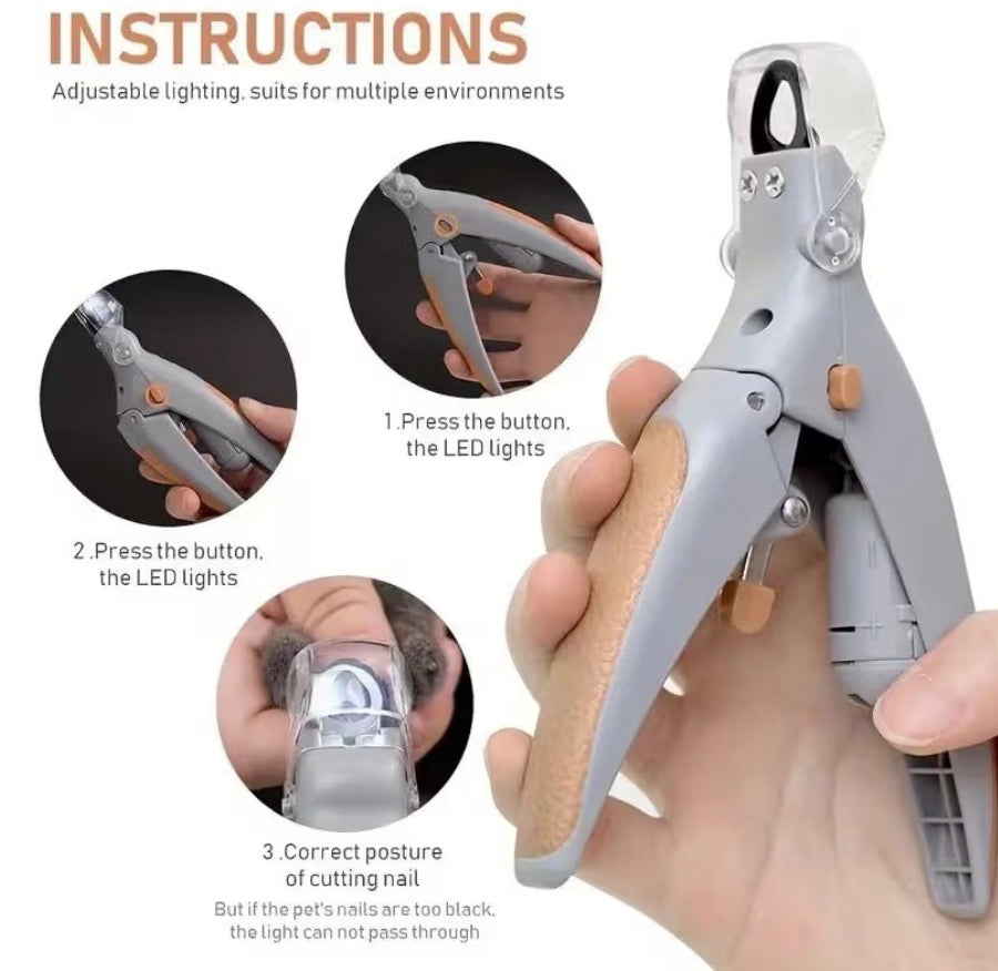 Nail Clippers with LED light