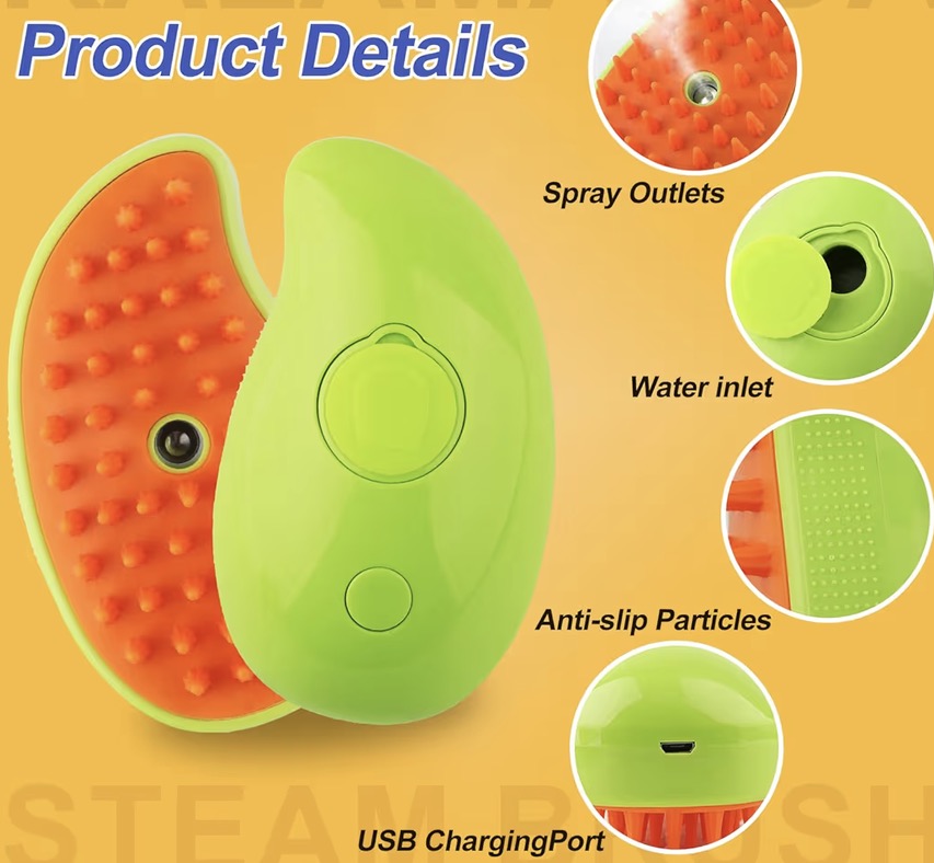 Steam Grooming Brush
