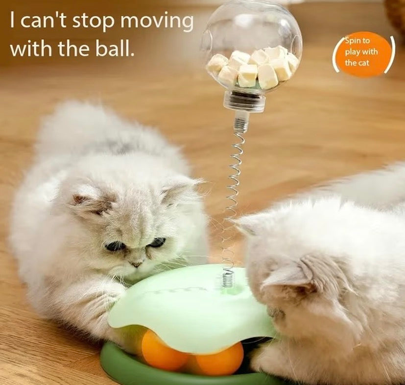 Cat Snack Wheel Toy