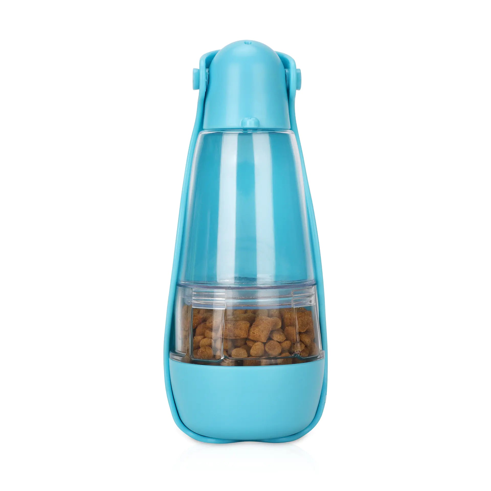 3 in-1 Foldable Dog Water Dispenser with Food Bottle