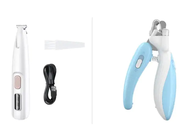 Pets Paw Trimmer and LED nail clipper